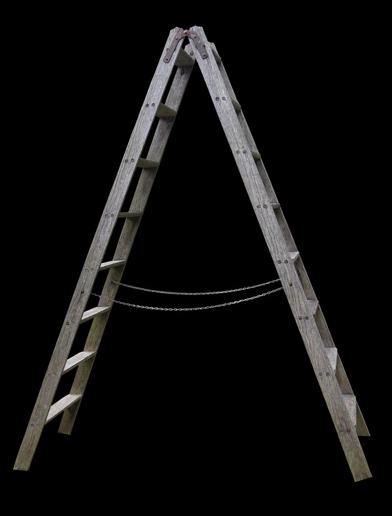Repurposed Wooden Ladder